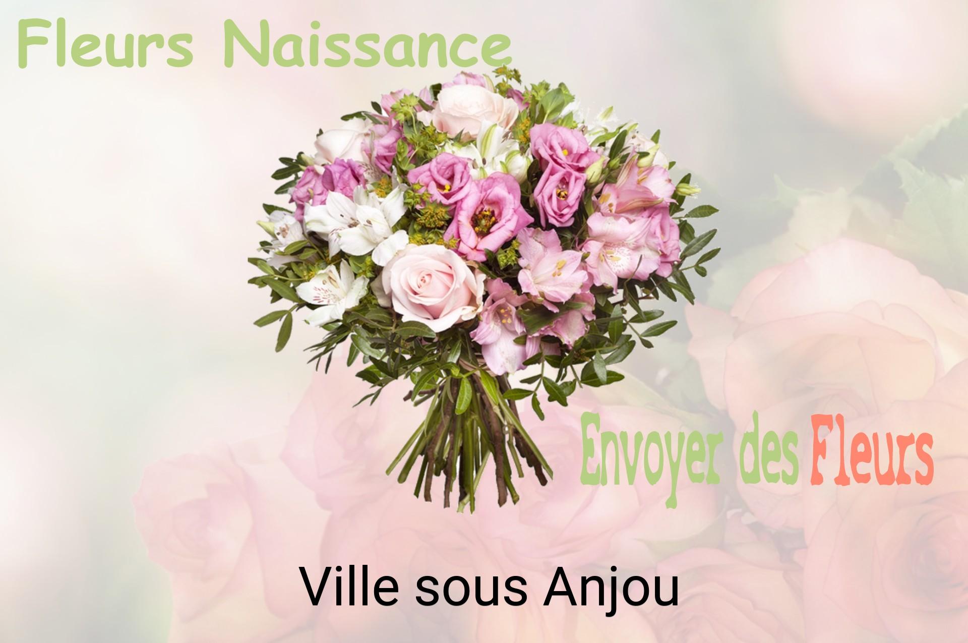 Bouquet de fleurs de naissance livré à Ville-sous-Anjou
